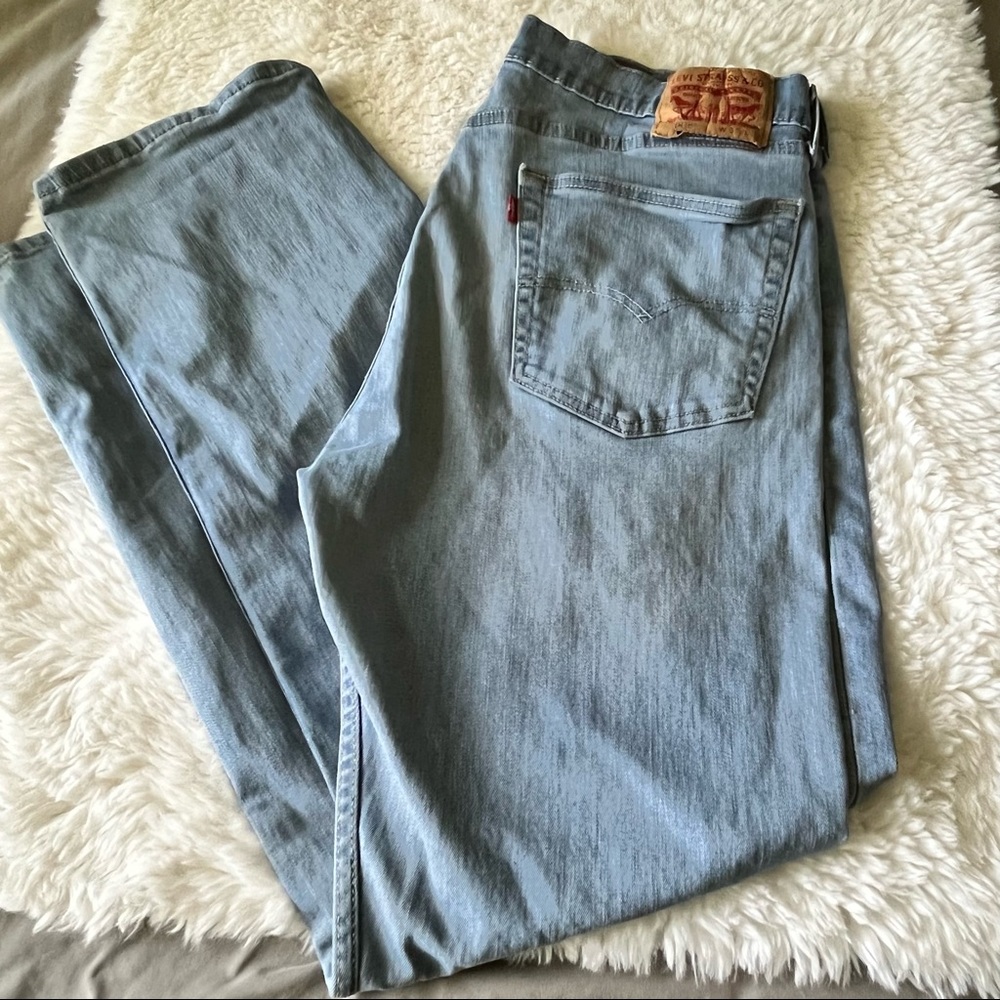 Levi’s 505 Denim Jeans Light Wash Men’s Size 36x32 Stretch